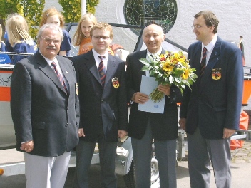 v.l.: Heribert Meiners, Roland Goertz, Richard Wilhelms und Markus Tewes